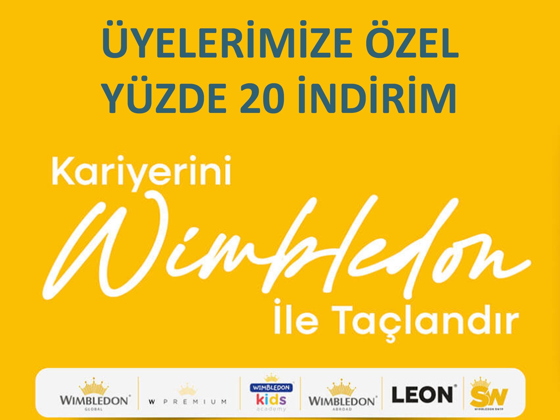 ESKİŞEHİR WİMBLEDON KİDS AKADEMİDEN YÜZDE 20 İNDİRİM İMKANI