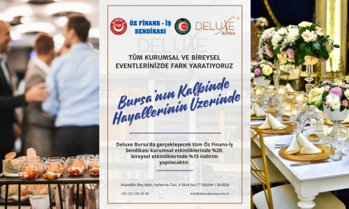 DELUXE DÜĞÜN, DAVET VE ORGANİZASYONDAN ÜYELERİMİZE ÖZEL İNDİRİM