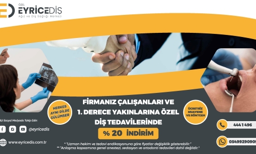 ERCİYES DİŞ HASTANESİ İLE ÜYELERİMİZE ÖZEL İNDİRİM