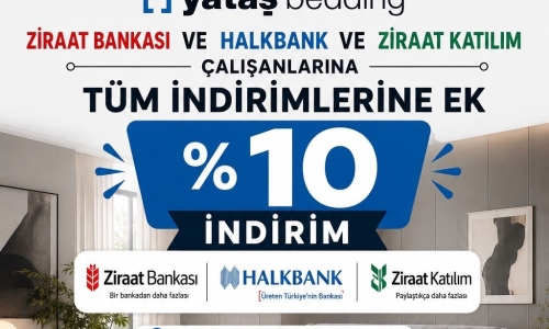 ÜYELERİMİZE ÖZEL YÜZDE 10 EKSTRA İNDİRİM