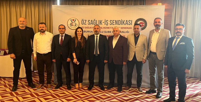 KOP, ÖZ SAĞLIK-İŞ 2 NOLU ŞUBE GENEL KURULUNA KATILDI