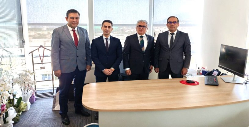 KOP, ZİRAAT BANKASI BURSA BÖLGE BAŞKANI ALKAN'A 'HAYIRLI OLSUN' ZİYARETİNDE BULUNDU