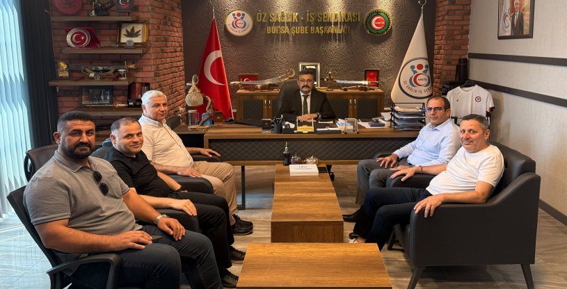 KOP, ÖZ SAĞLIK İŞ SENDİKASI BURSA 1 NOLU ŞUBEYİ ZİYARET ETTİ