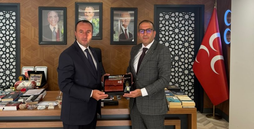 KOP, MHP İL BAŞKANI ÖZCANBAZ'I ZİYARET ETTİ