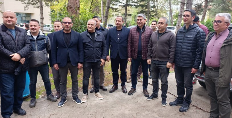 KOP, ÜYS ADAYLARINA DESTEK ZİYARETİ YAPTI