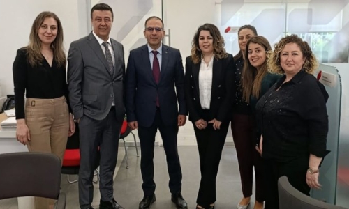 KOP,  ZİRAAT BANKASI İZMİR YOLU ŞUBESİNE 'HAYIRLI OLSUN' ZİYARETİNDE BULUNDU