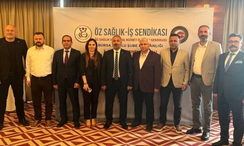 KOP, ÖZ SAĞLIK-İŞ 2 NOLU ŞUBE GENEL KURULUNA KATILDI