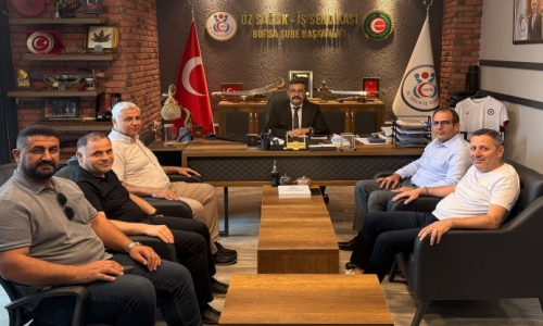 KOP, ÖZ SAĞLIK İŞ SENDİKASI BURSA 1 NOLU ŞUBEYİ ZİYARET ETTİ
