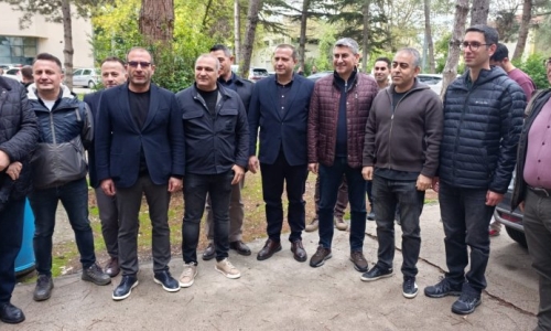 KOP, ÜYS ADAYLARINA DESTEK ZİYARETİ YAPTI